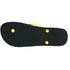 Philipp Plein Brand Logo Black Yellow Flip Flops IMPS904 99Y 41